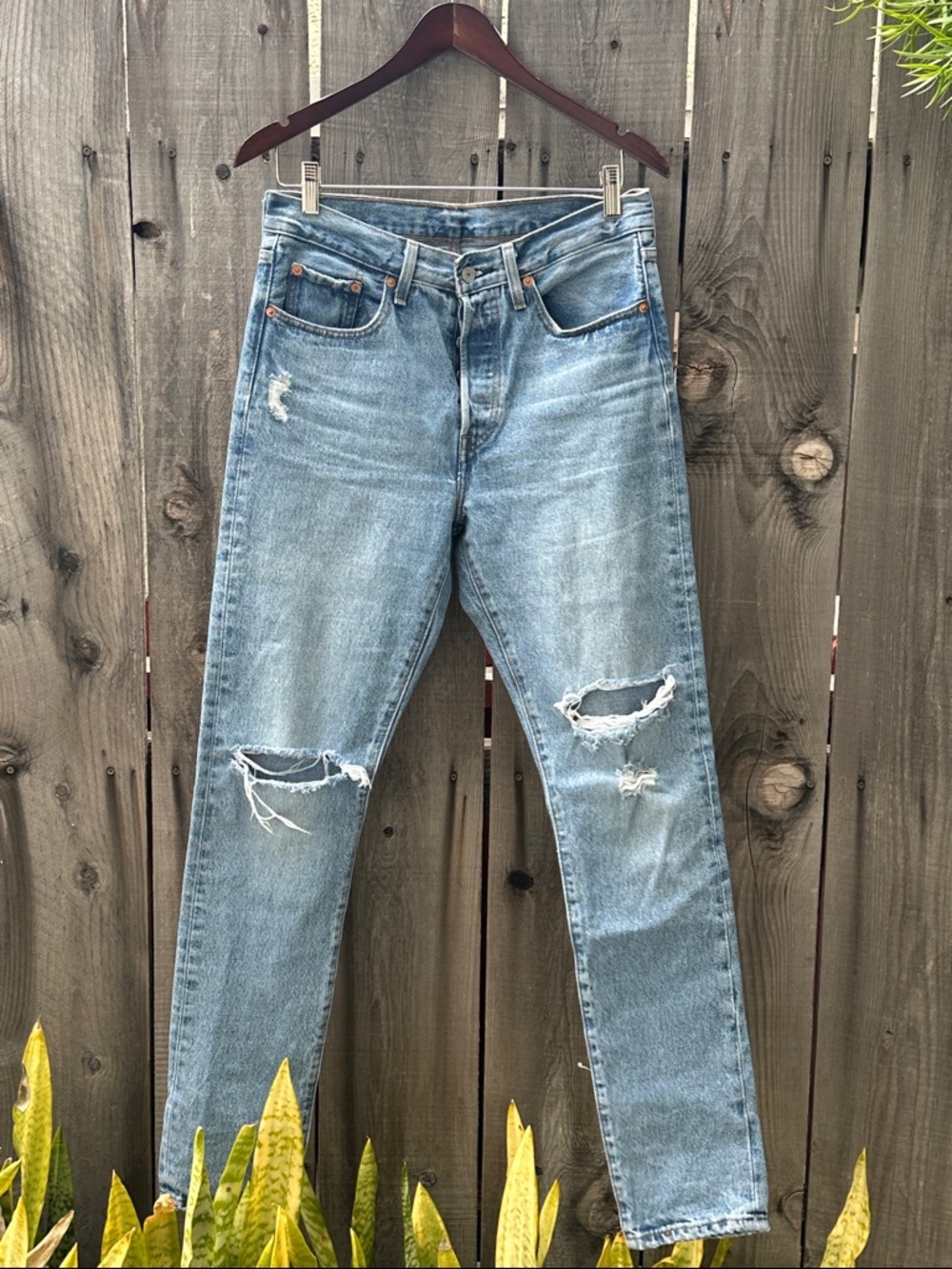Levis 501’s skinny